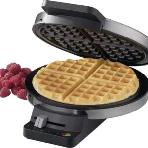 Cuisinart WMR-CAP2 Traditional Spherical Waffle Maker in Brushed Stainless Metal, Silver